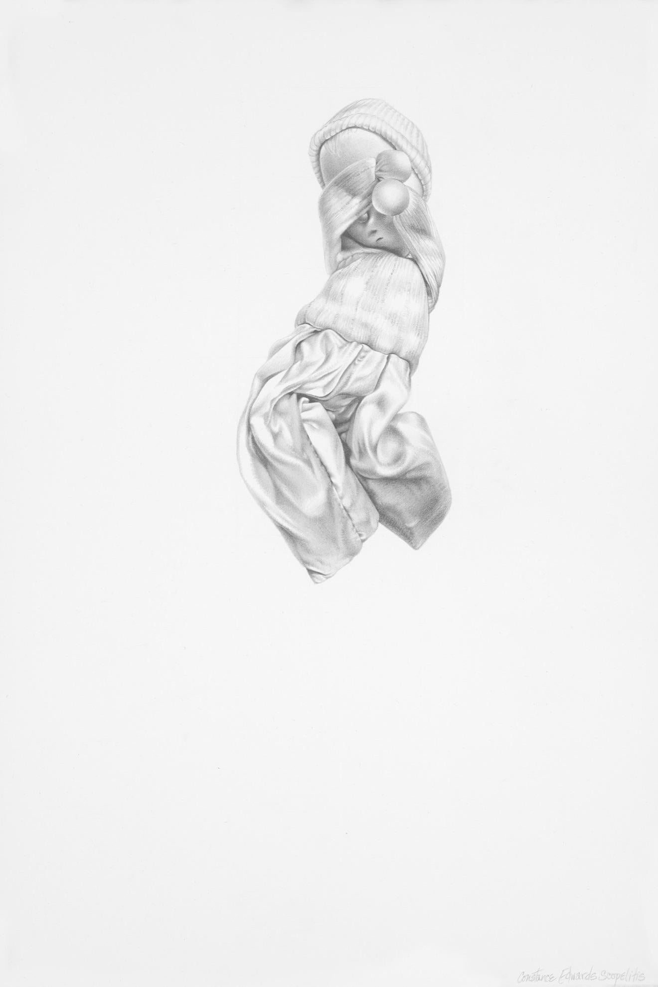 Constance Scopelitis Still-Life - Something to Live For, 2pm, realist graphite figurative drawing