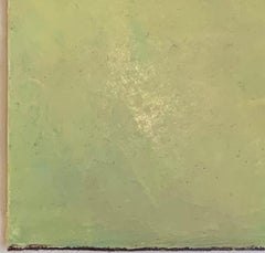 Rosa Bianca, green and purple abstract pastel fruit portrait, 2018