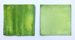 Cassidy's Folly (Green), abstract pastel fruit still life, 2020