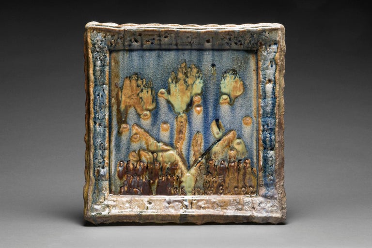 Tony Moore Wood Fired Ceramic Painting Fire Painting 16 6 18