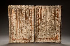 'Fire Painting, Diptych with Crawling Shino Glaze #15 & 16.11.12'
