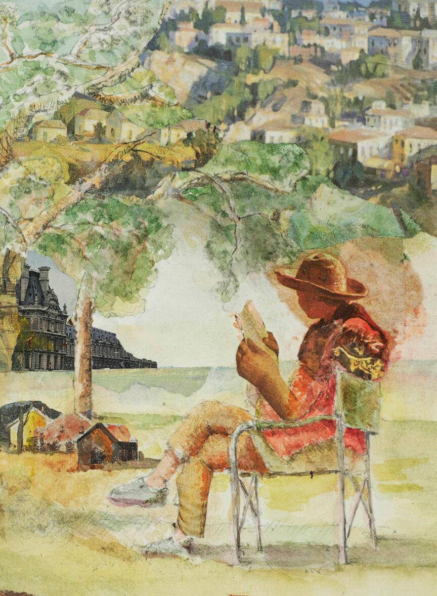 Collage surréaliste : « Irvington Park »