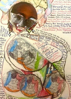 Illustration Framed on Canvas: 'Glass Menagerie'