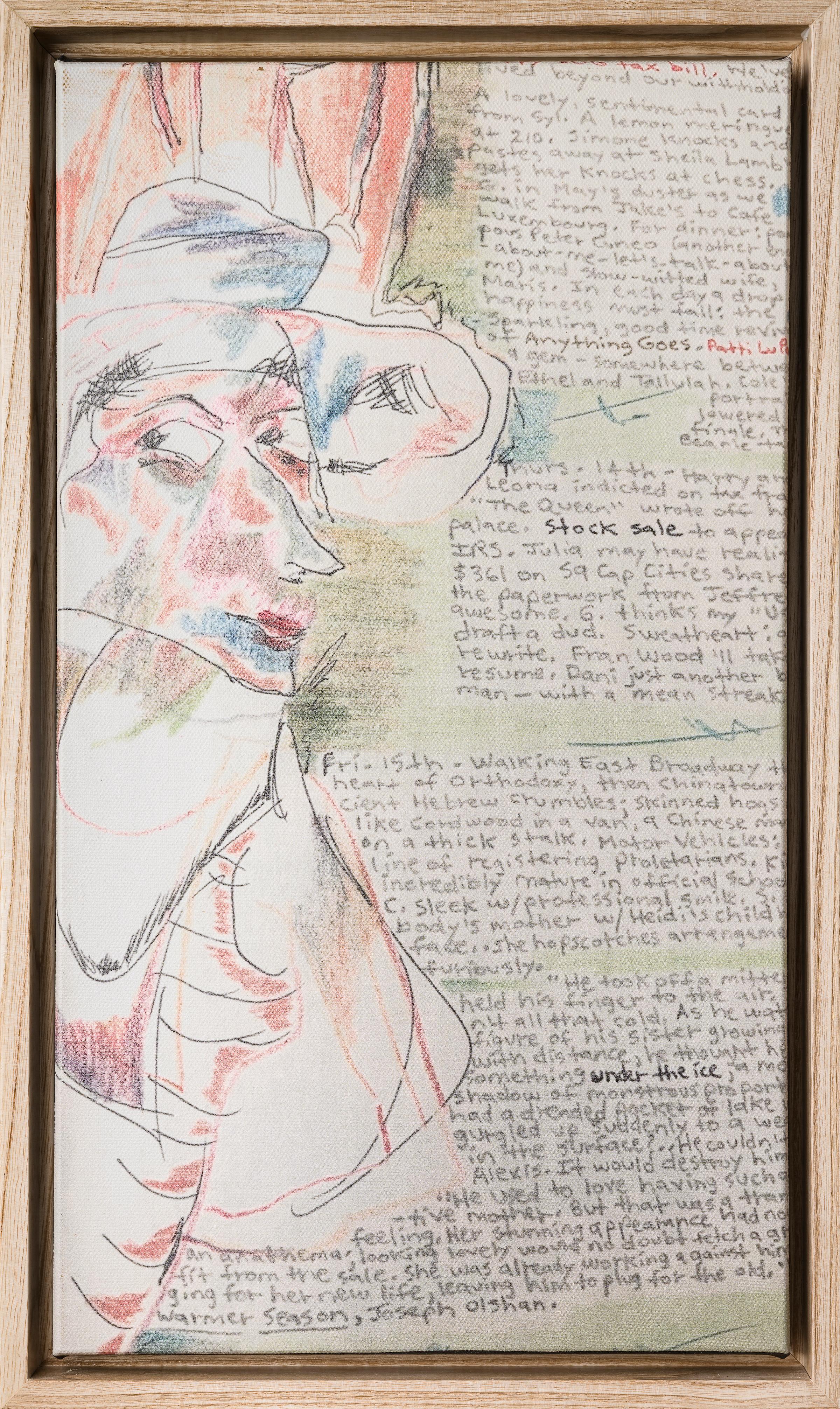 Doug Brin Portrait - Illustration Framed on Canvas: 'Pilgrim's Progress'