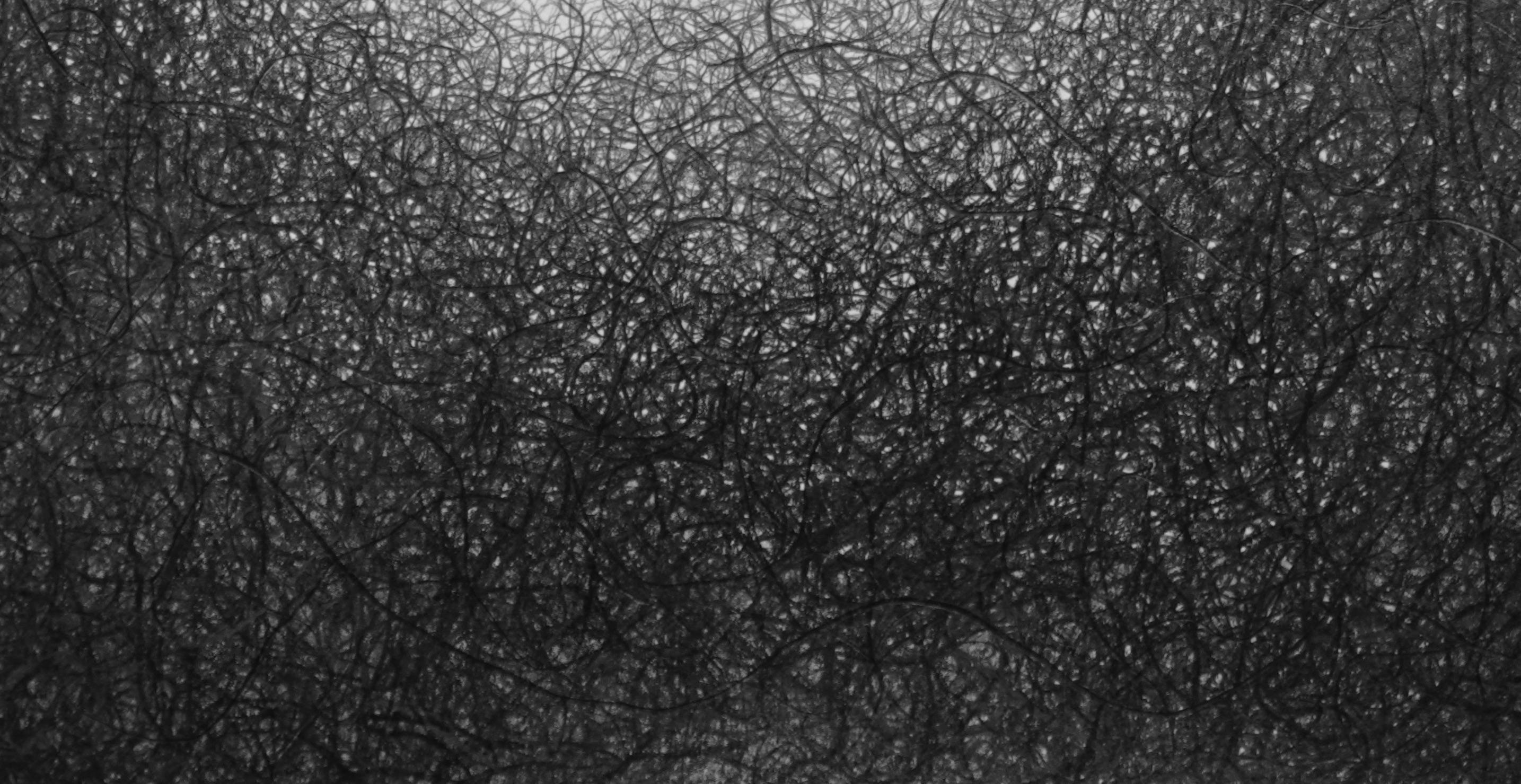 Minimal, black and white, graphite drawing: 'PIECE' - Contemporary Art by Judi Tavill