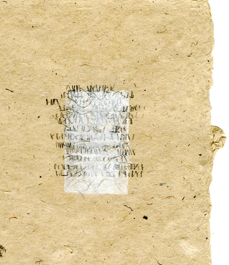 Graphit und Gouache auf handgeschöpftem Papier: „The Remains: 10“ (Zeitgenössisch), Art, von Winifred McNeill