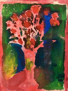 Quadro di fiori su tela: 'Greene & Greene Backyard' (cortile verde)