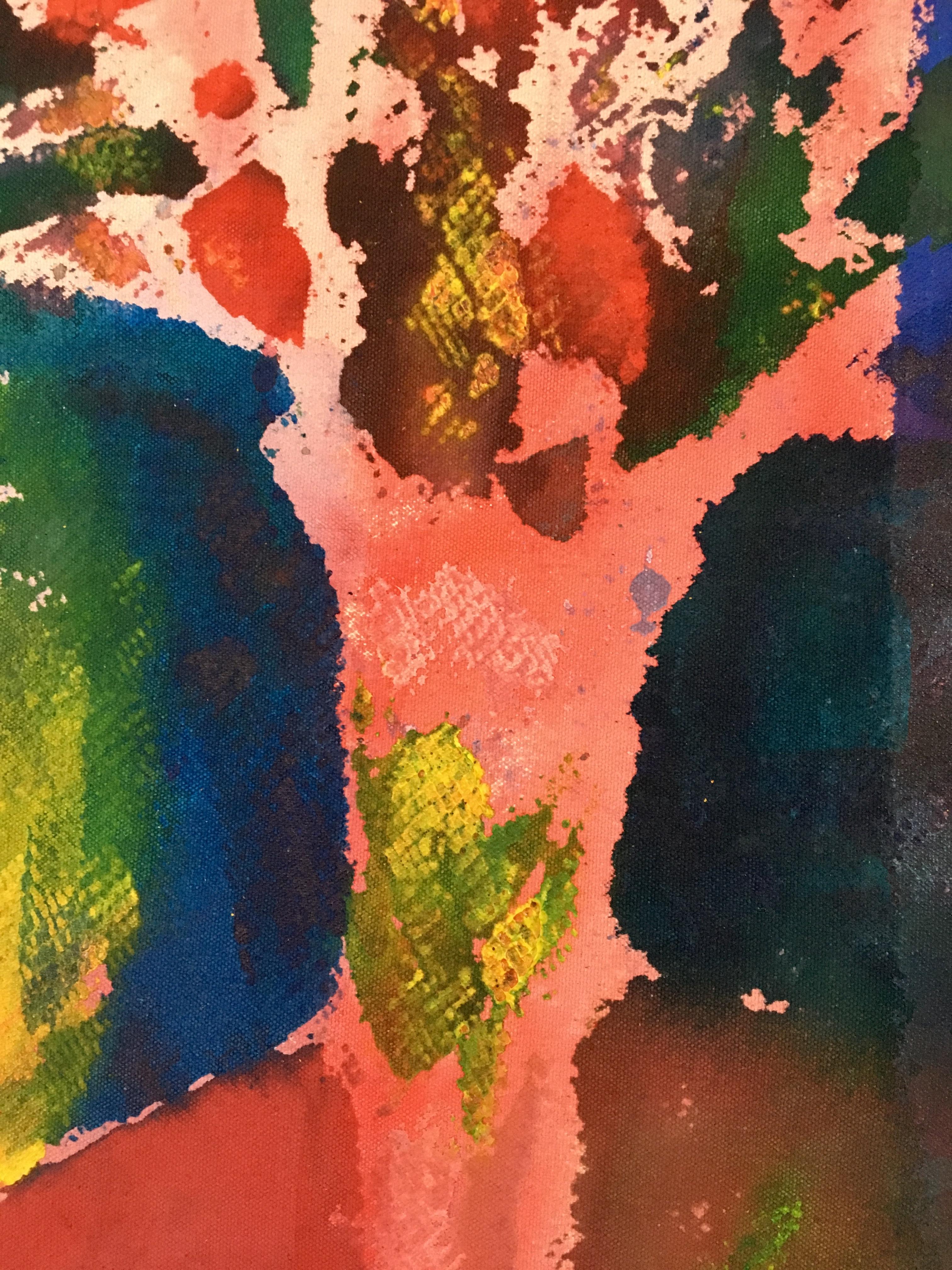 Quadro di fiori su tela: 'Greene & Greene Backyard' (cortile verde) in vendita 6