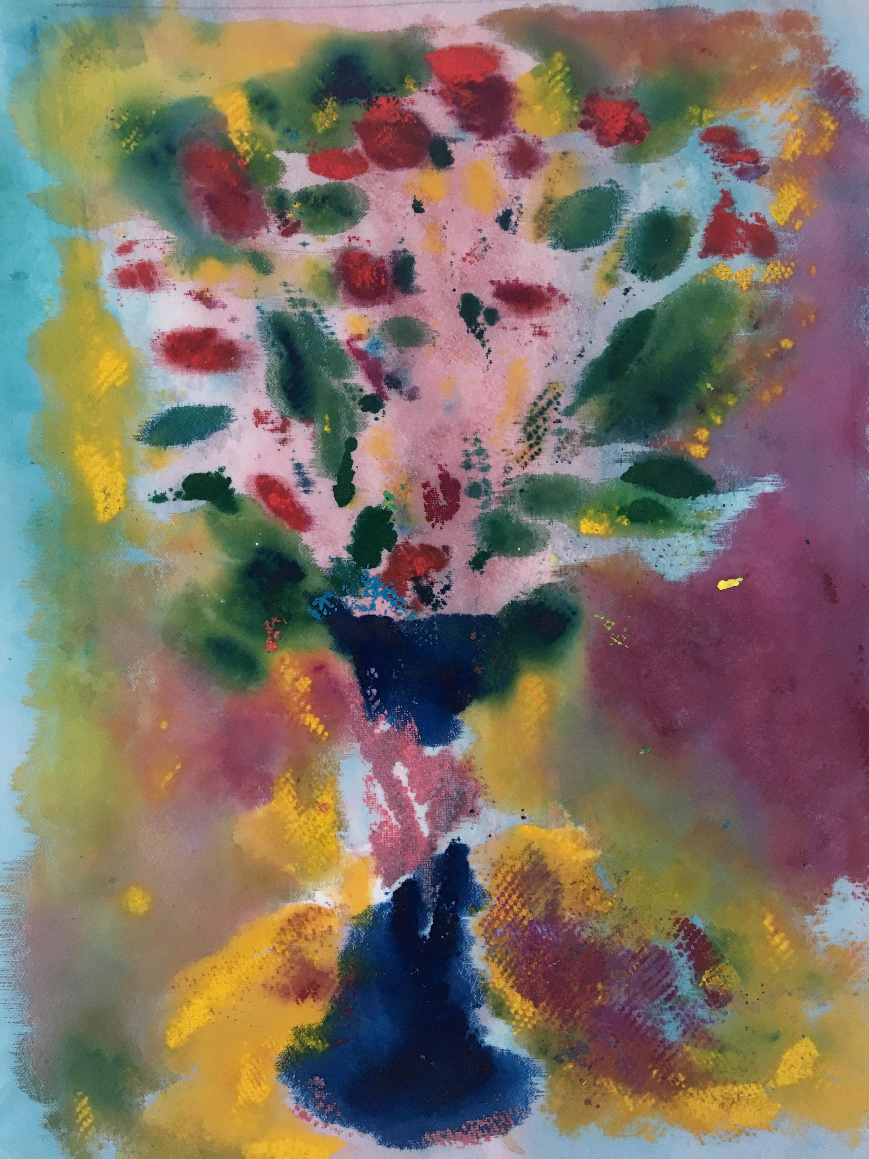 Quadro di bouquet di fiori su tela: 