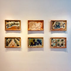 Peinture en céramique cuite au feu de bois : « Peinture de feu de bois 2.9.18 »