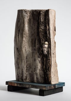Bird on wood, sculpture: 'The Argonne Forest'