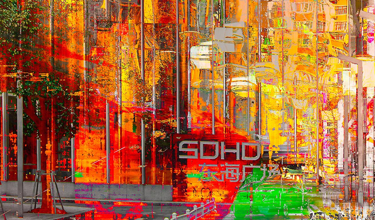 SOHO Tower Shanghai - Abstract Photograph by Jens-Christian Wittig