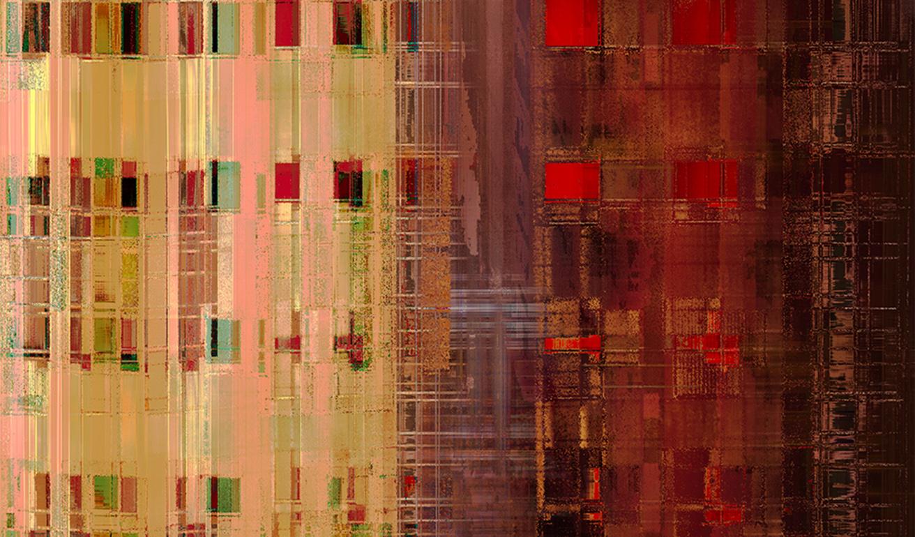 Klimt Joe Red Dawn - Brown Abstract Photograph by Jens-Christian Wittig