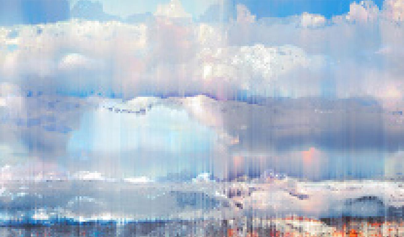 Over Clouding Germany - Abstract Photograph by Jens-Christian Wittig