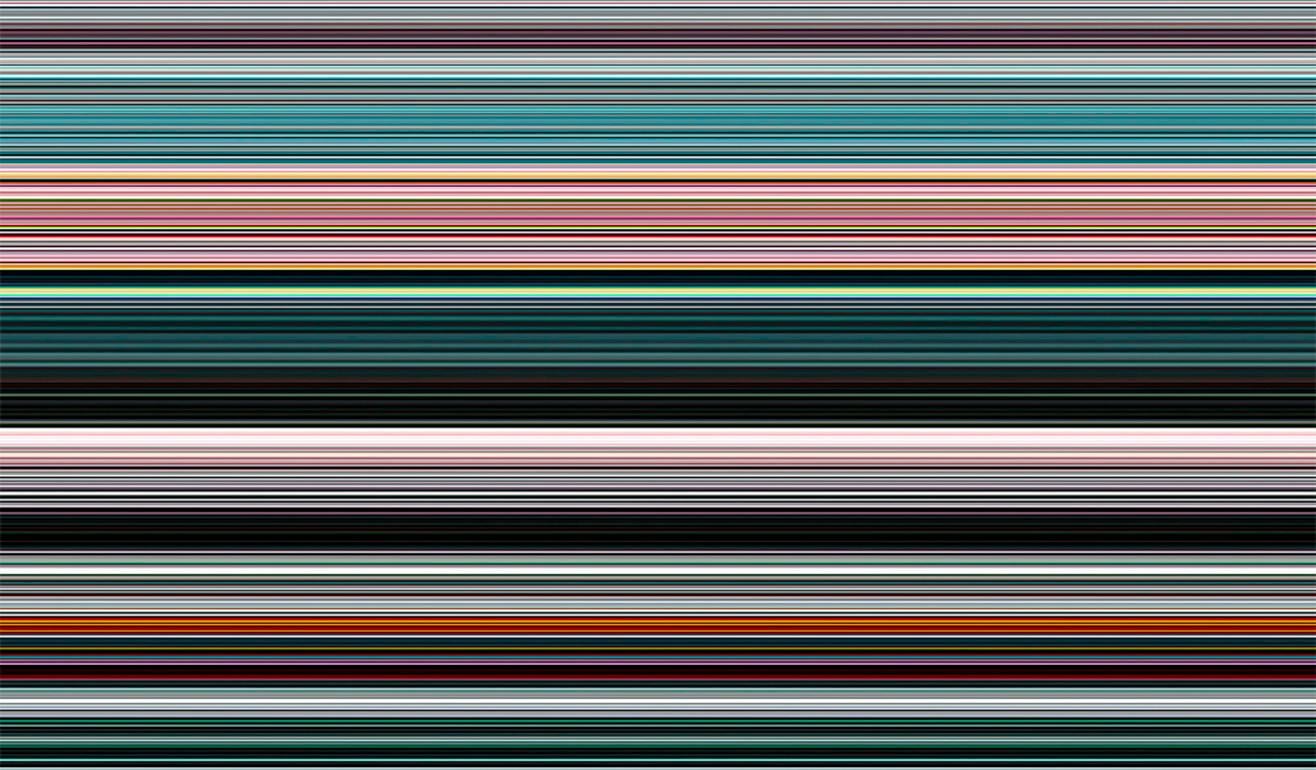 Streifen Pensum Unbegrenzt (Schwarz), Abstract Photograph, von Jens-Christian Wittig