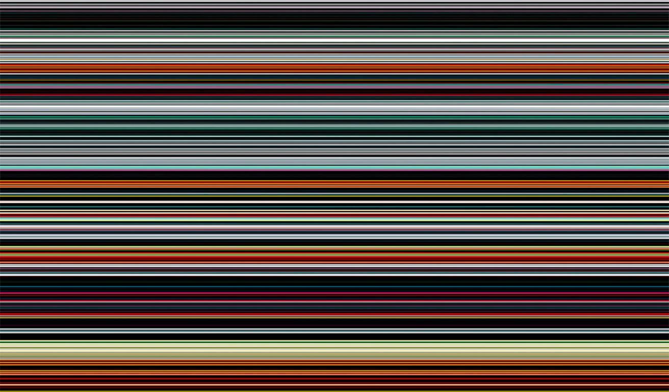 Stripes Pensum Unlimited - Black Abstract Photograph by Jens-Christian Wittig