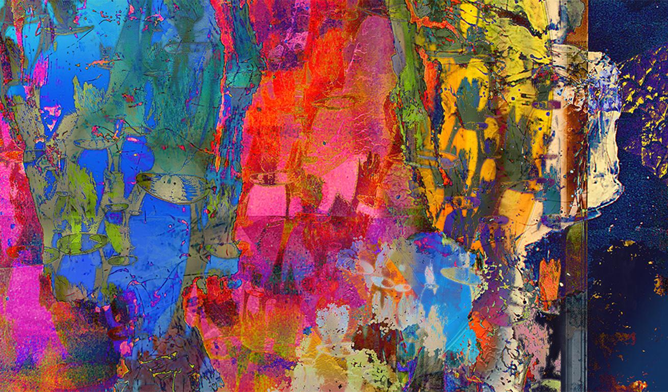 Gerahmte Farbwelt I (Abstrakt), Photograph, von Jens-Christian Wittig