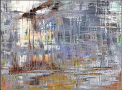 Peinture numérique conceptuelleAbstract Lake Scape (image d'un lac abstrait)