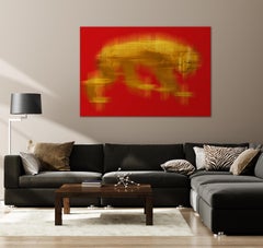 'Lux Don't Look Back' Digital Painting on Lambda Print