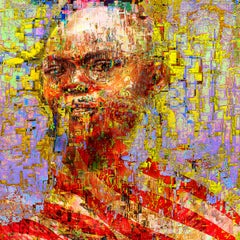 Pittura digitale 'Non sei tu, sono io', stampa Lambda montata su Alu Dibond