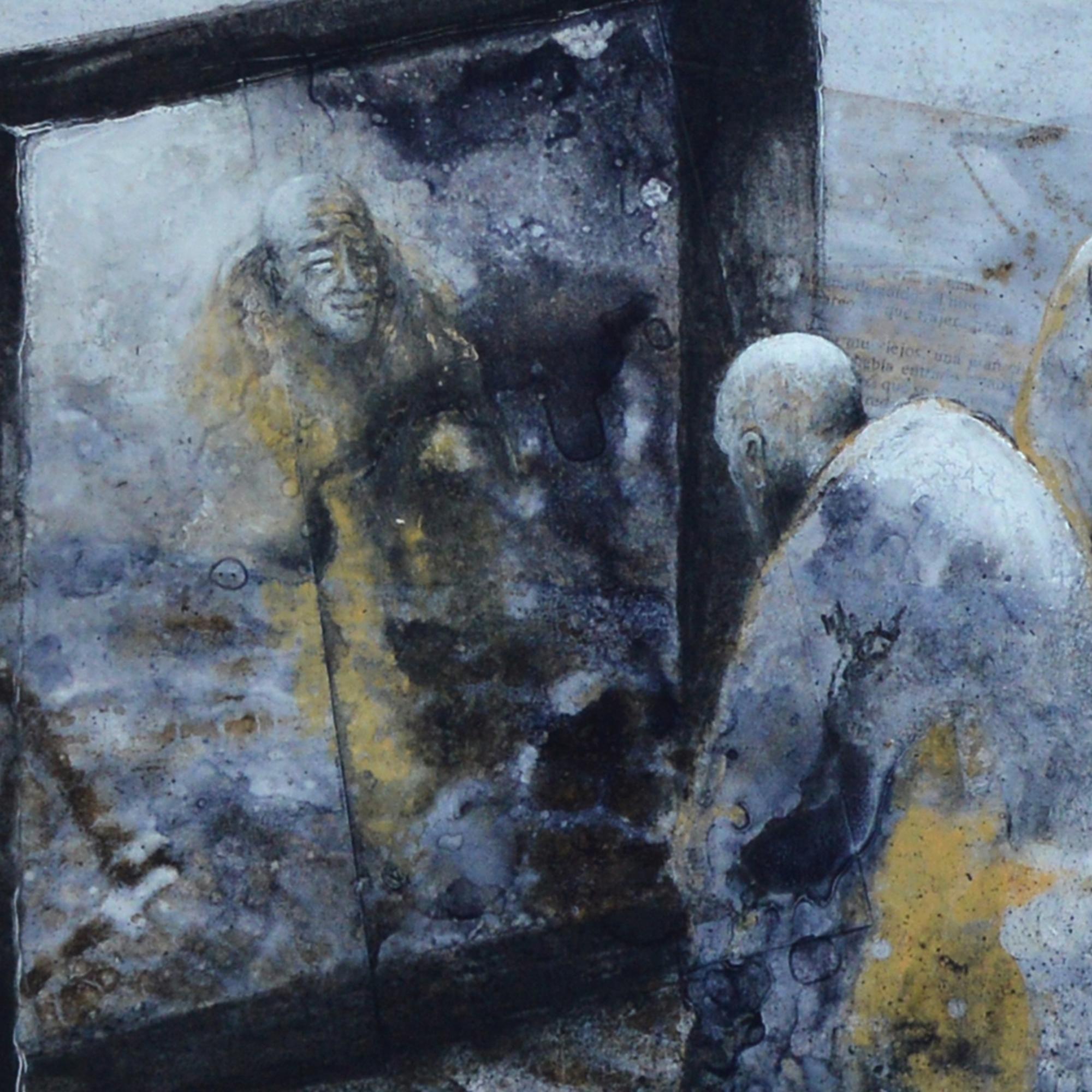AI vs LA K' Tecnica mista su tela - Painting di Alberto Letamendi