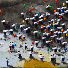 'Itxaropena LIV' Mixed Media on Canvas