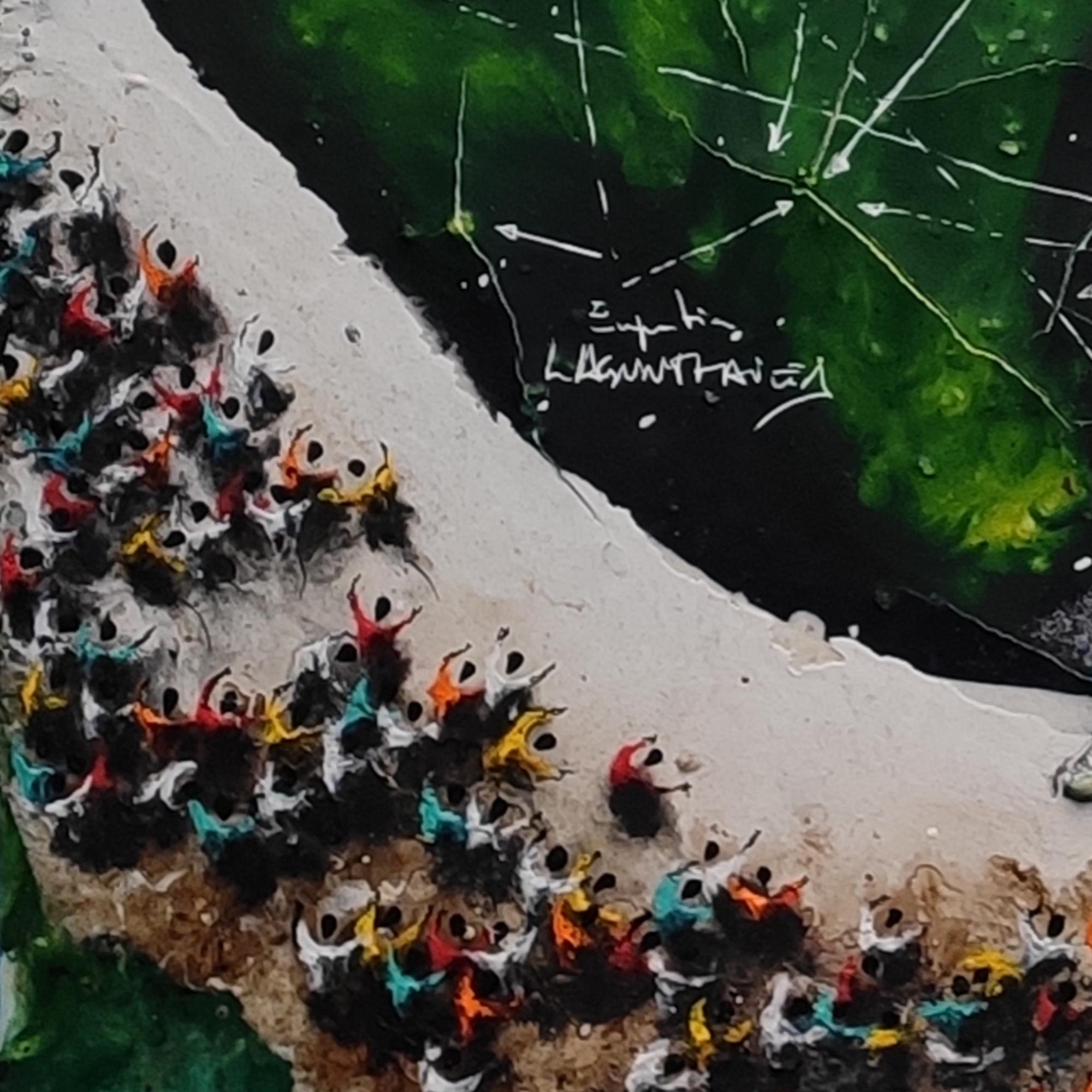'Noraezean X' Tecnica mista su tela - Painting Impressionismo astratto di Alberto Letamendi