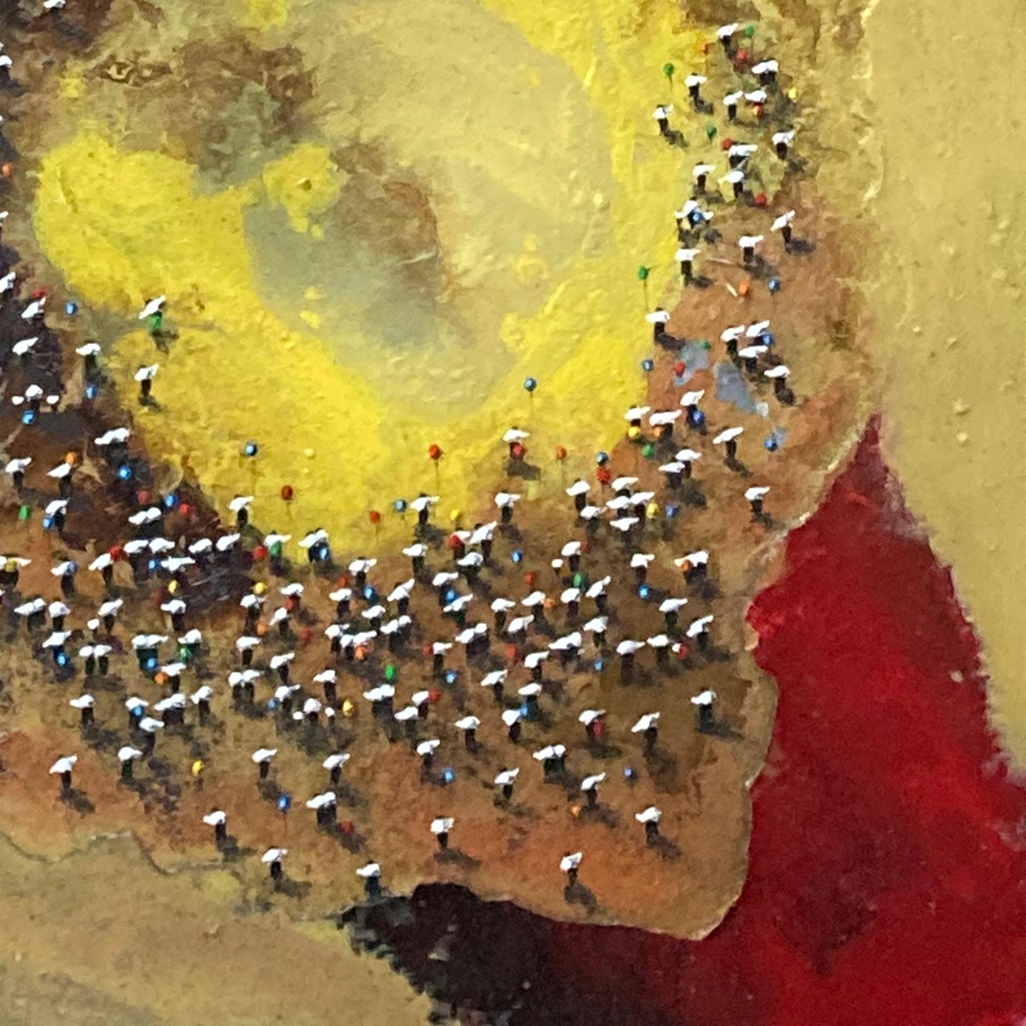 'Superposiciones VII' Tecnica mista su tela - Painting di Alberto Letamendi