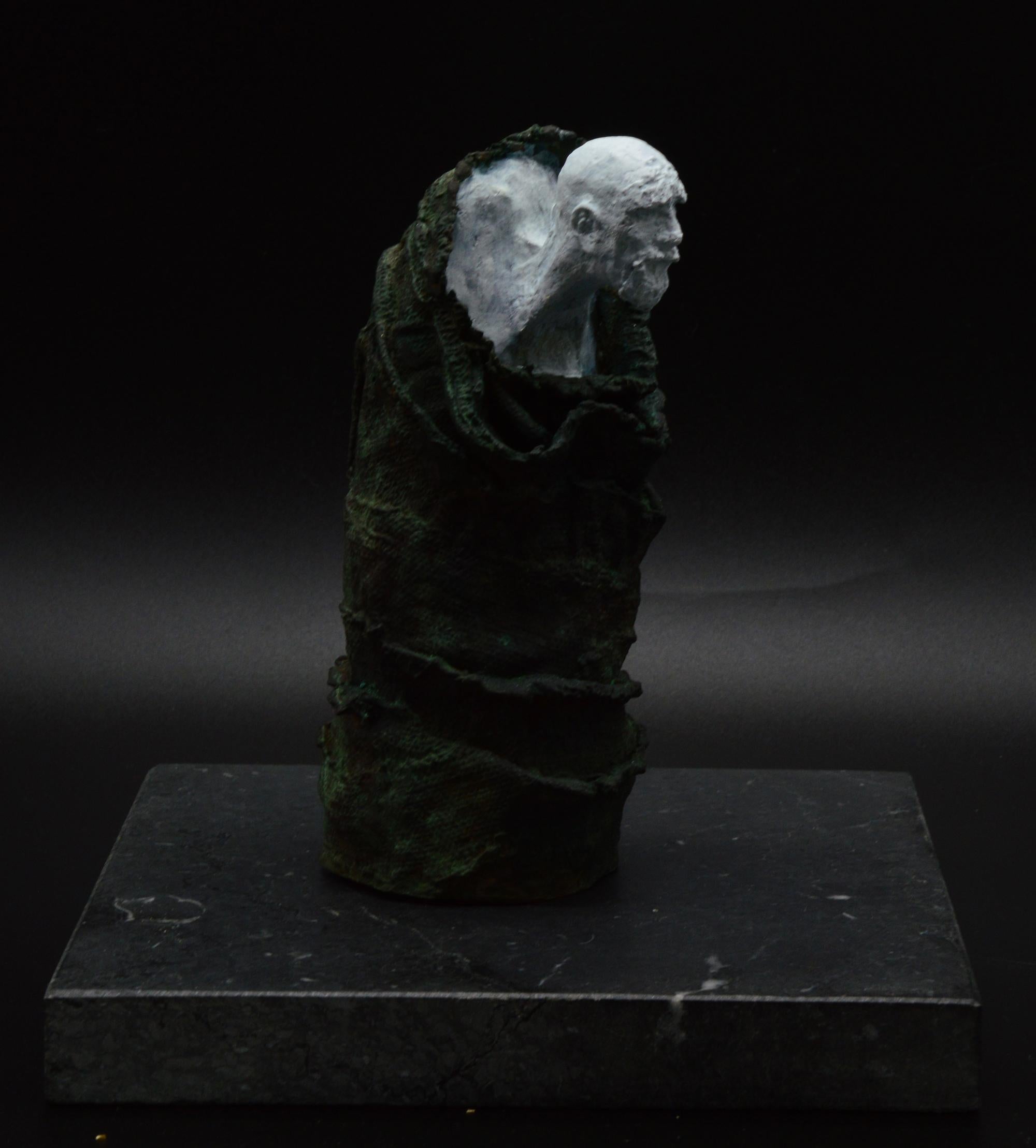 'Metamorfosis III' Bronze Figurative Sculpture