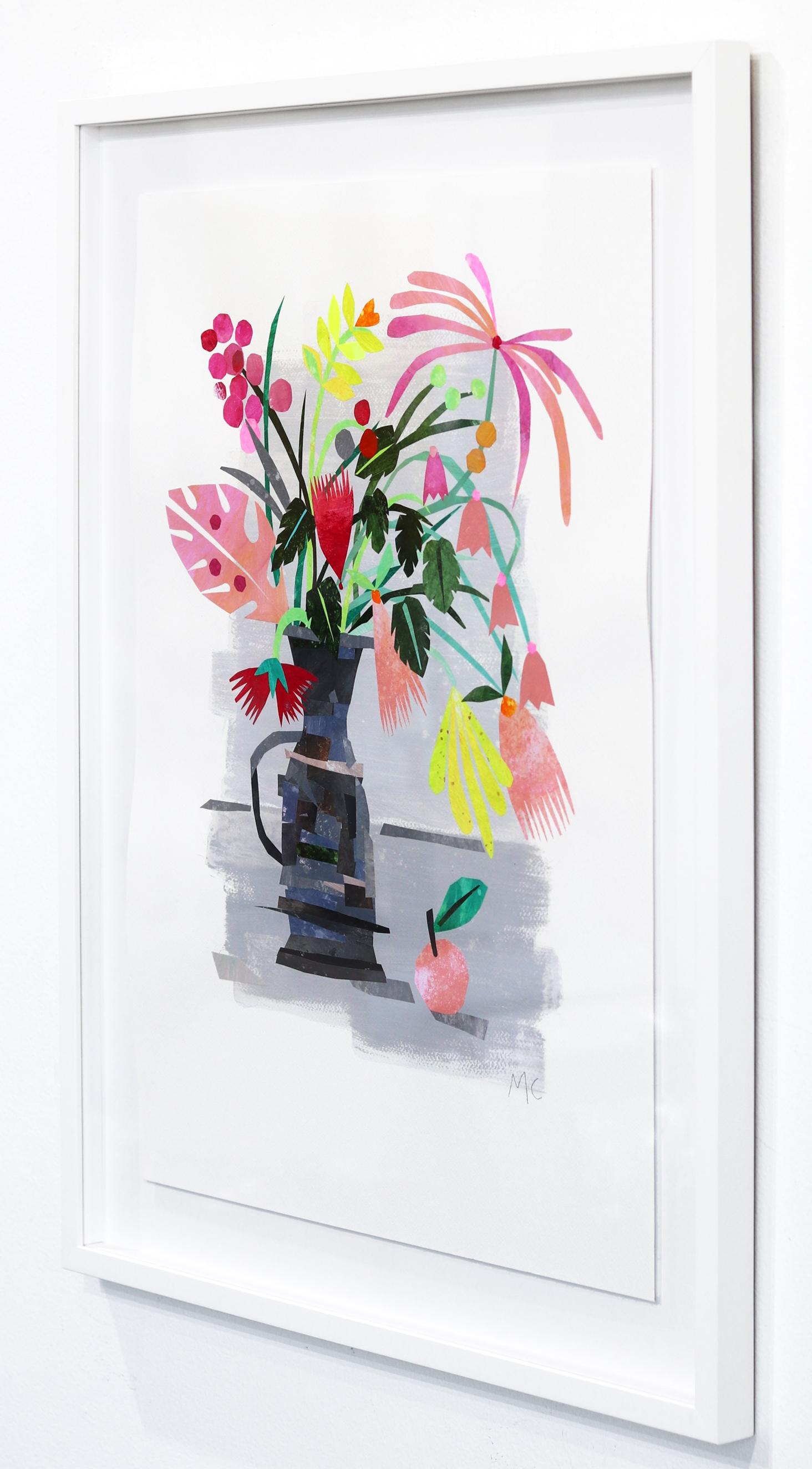 Garden Flowers - Abstract Impressionist Art by Maria C. Bernhardsson
