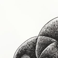 Rooted - Original Abstract Figurative Black and White Artwork on Paper