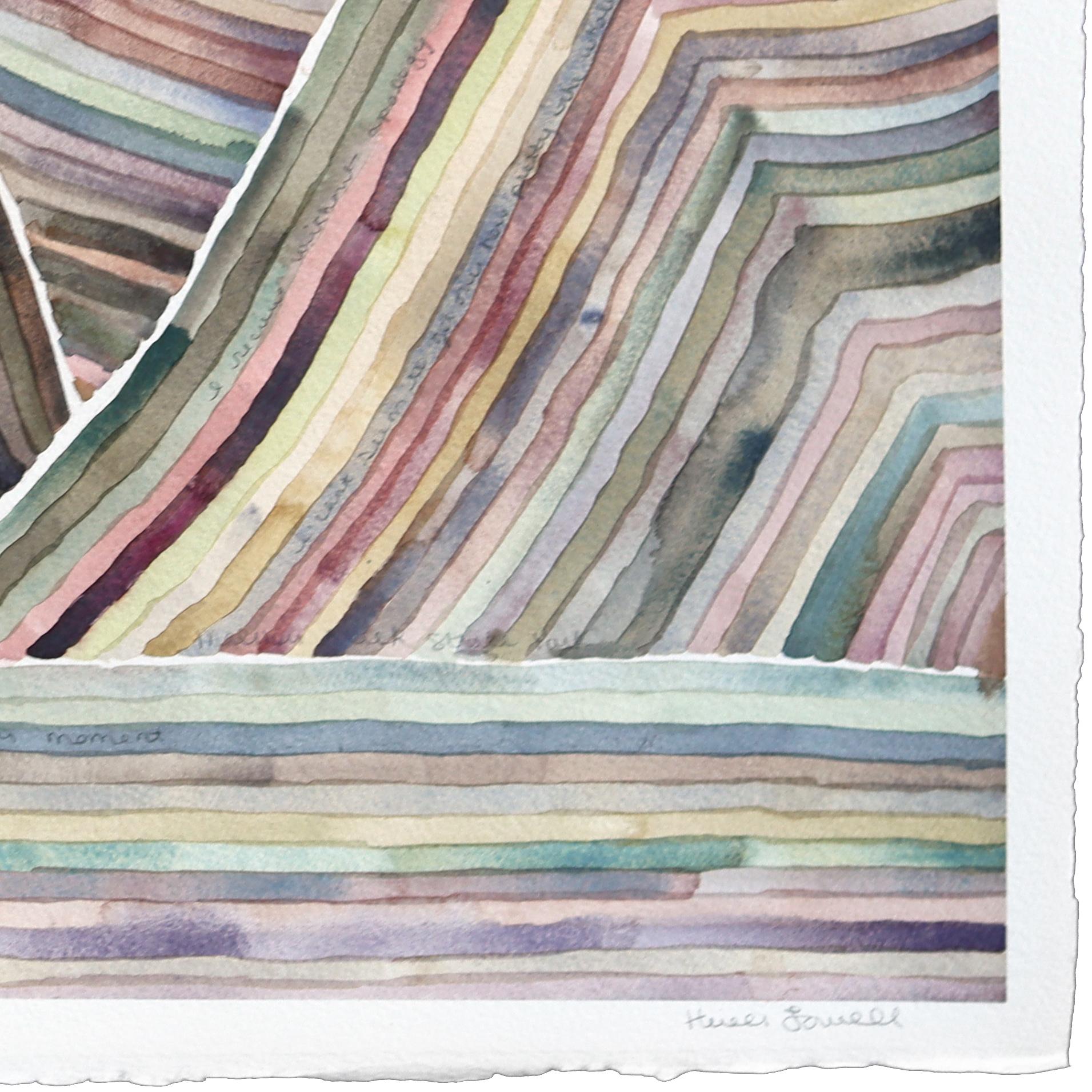 Heidi Lowell es una artista multidisciplinar afincada en Austin, Texas, cuya práctica está profundamente arraigada en la propia tierra. Recoge tierras y materiales vegetales específicos de Texas y otros lugares, y crea sus propios pigmentos,