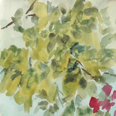 Sorellanza II - Natura morta femminile figurativa ad acquerello su carta