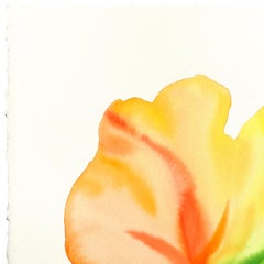 Rainbowland Petunia - Original Abstract Colorful Floral Watercolor Painting