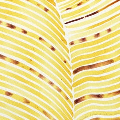Estudio de pigmentos de Vietnam: fruto de gardenia + óxido de hierro - Pintura de hojas con acuarela