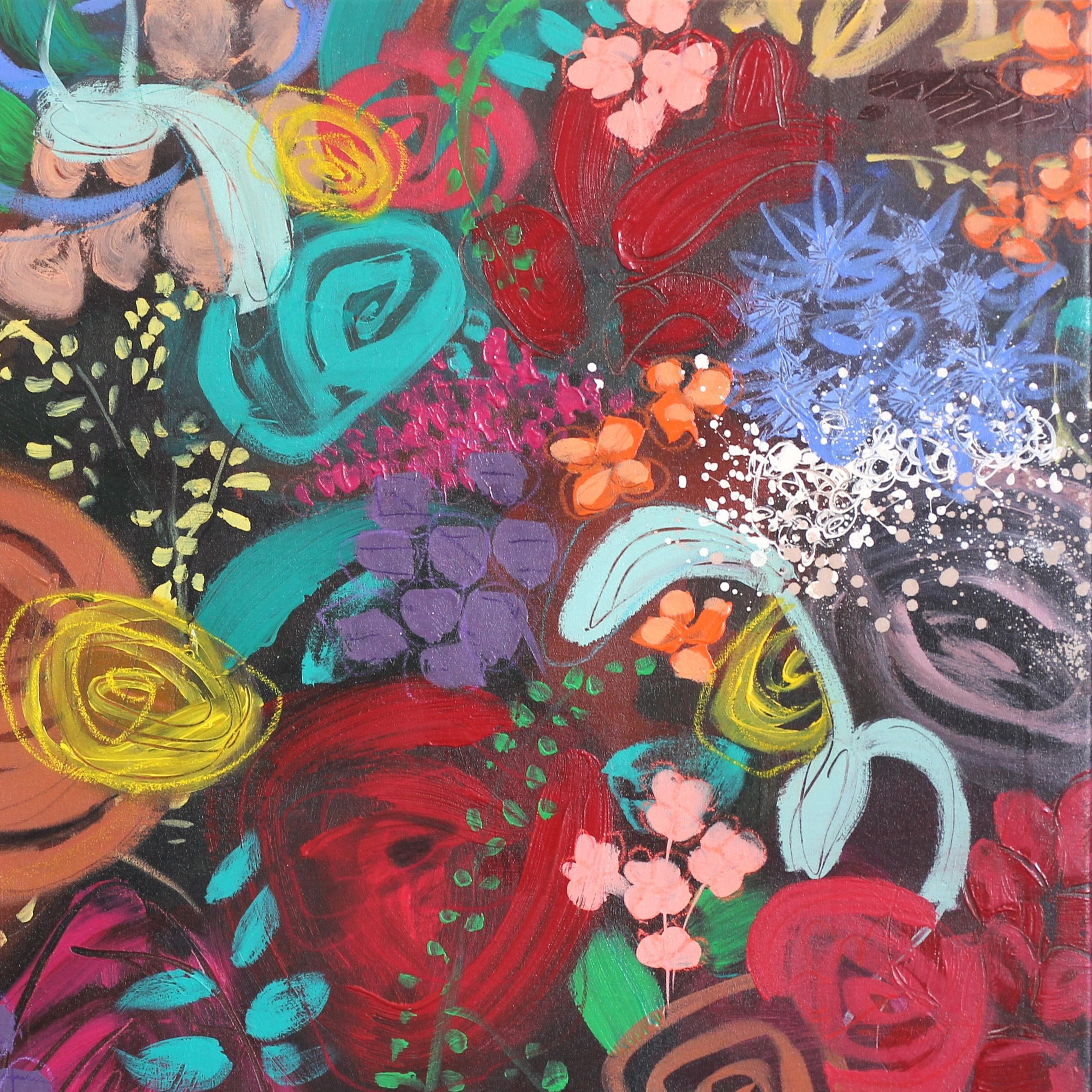 Les œuvres florales de l'artiste libano-américaine Sally K. sont à la fois dévorantes et stimulantes. Inspirée par la variété infinie de fleurs magnifiques, elle crée des peintures pop-réalistes qui parlent de l'expérience féminine énergique, de