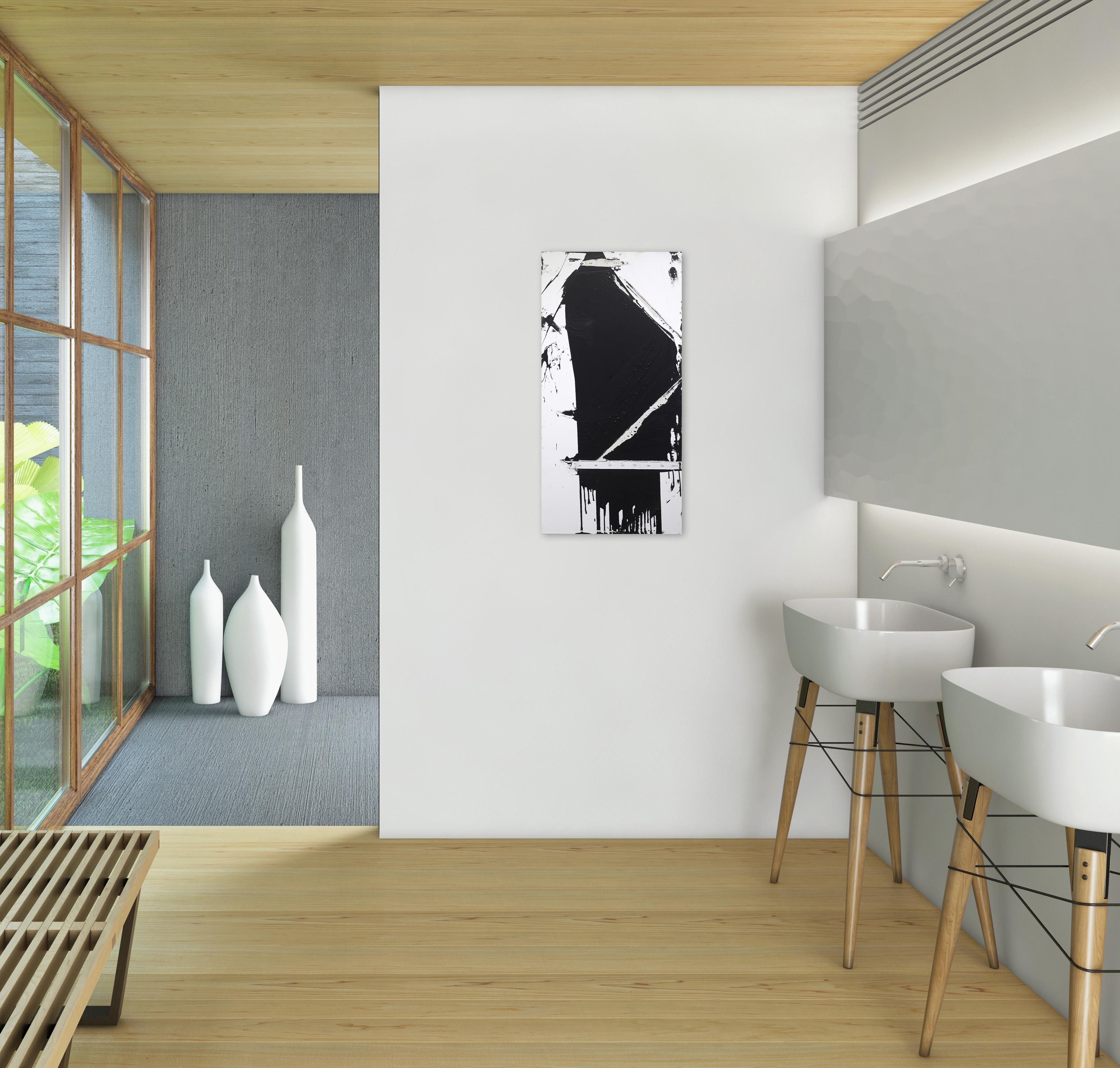 0481 - Original Black and White Artwork - Painting by Cole Altuzarra