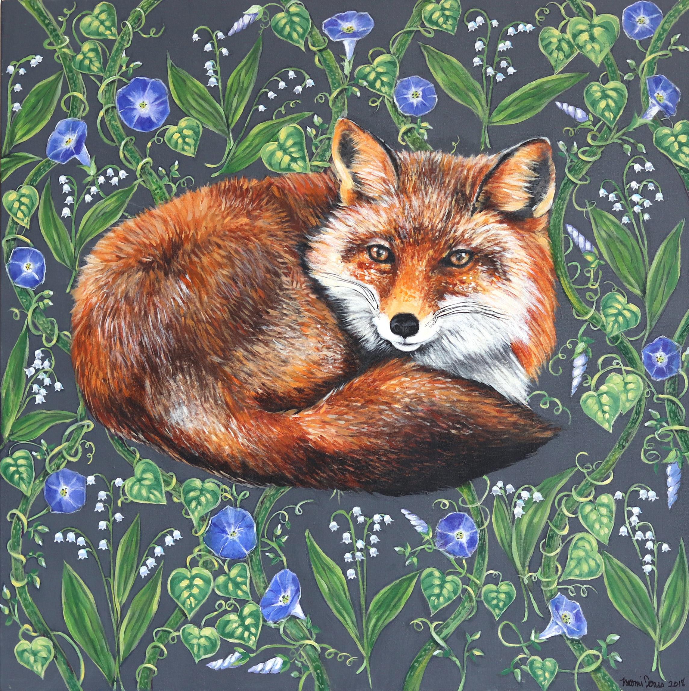 Naomi Jones Figurative Painting - Red Fox