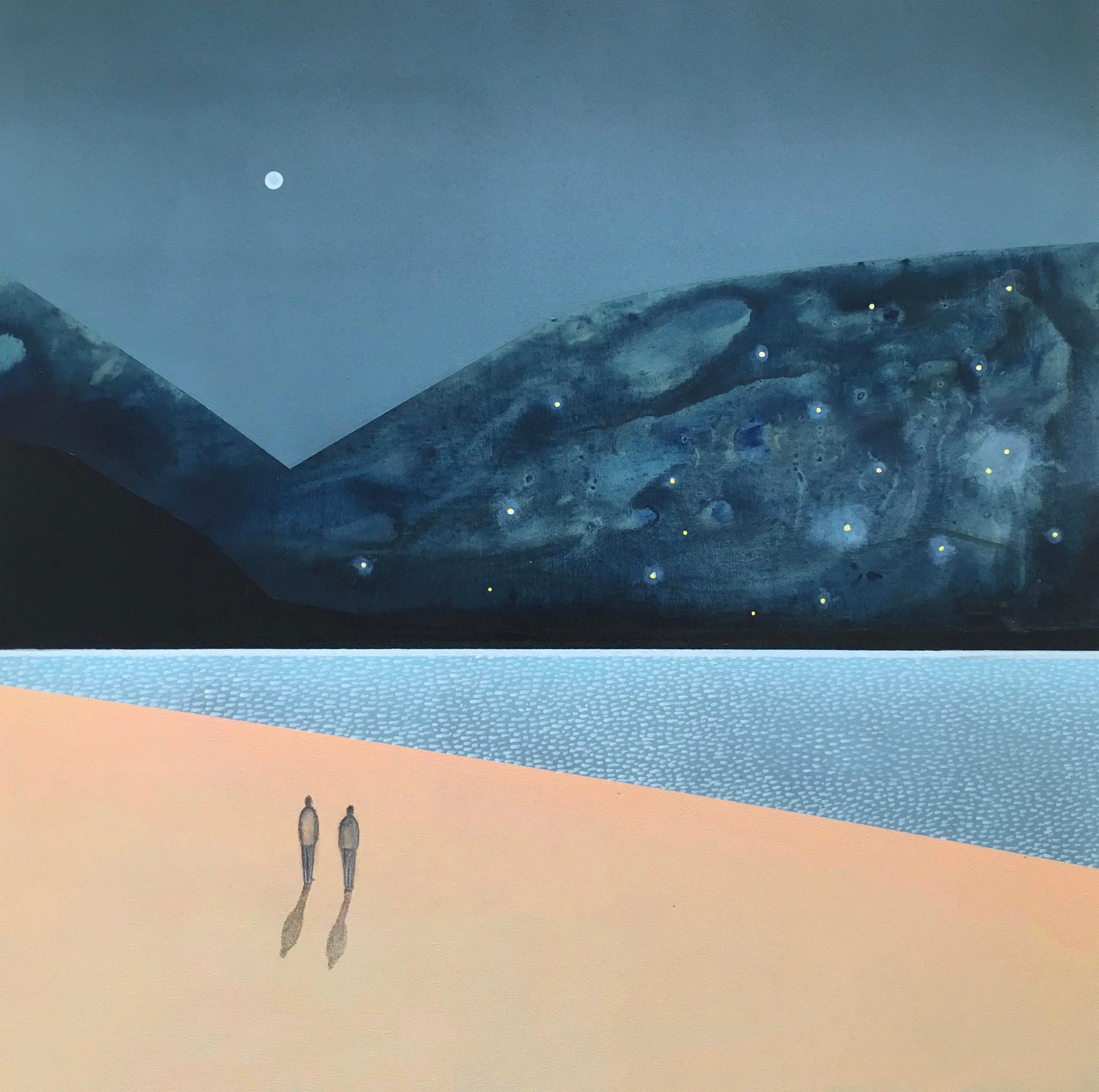The Sky Is Our Compass - Mixed Media Art by Mike Gough