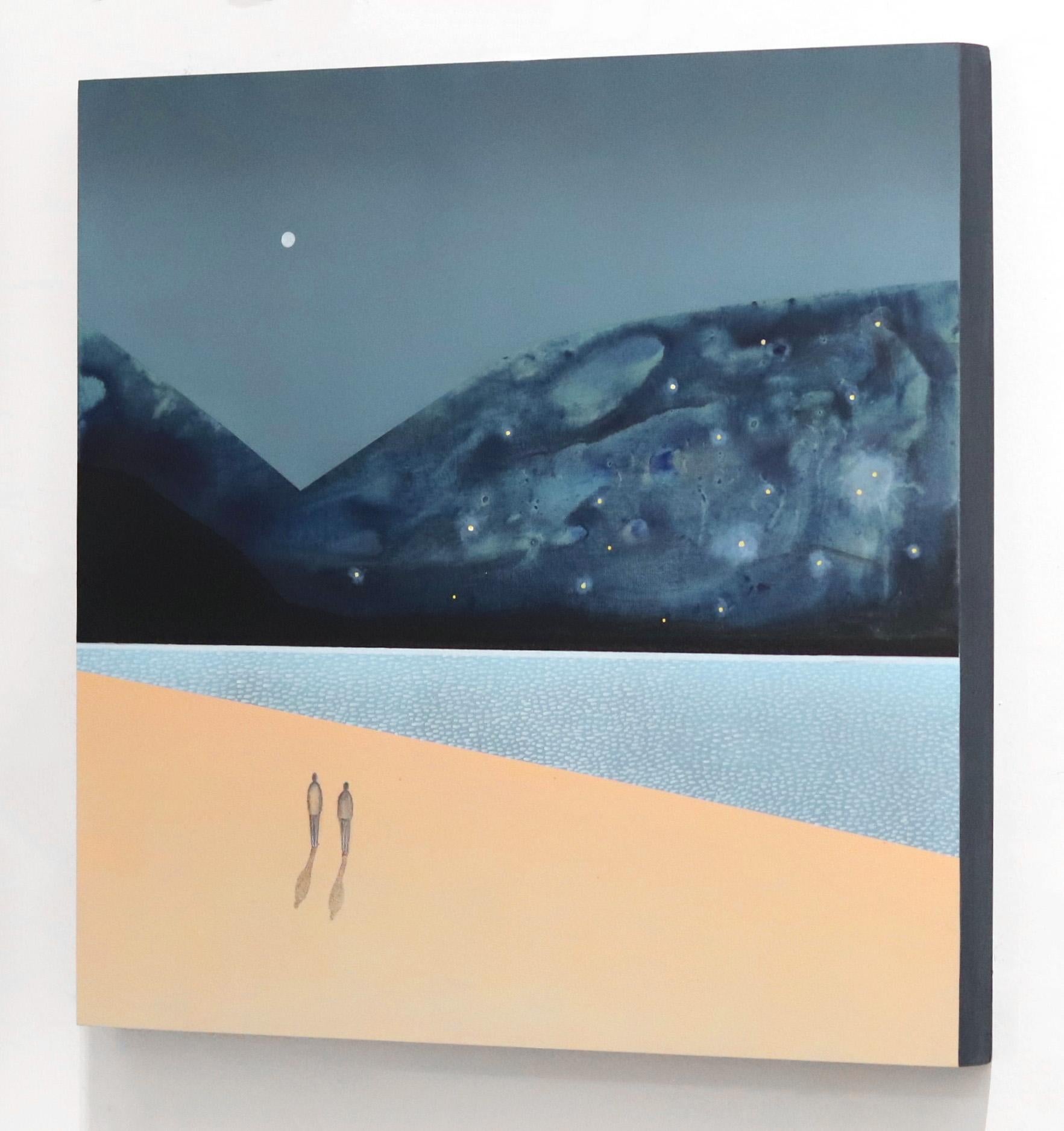The Sky Is Our Compass - Contemporary Mixed Media Art by Mike Gough