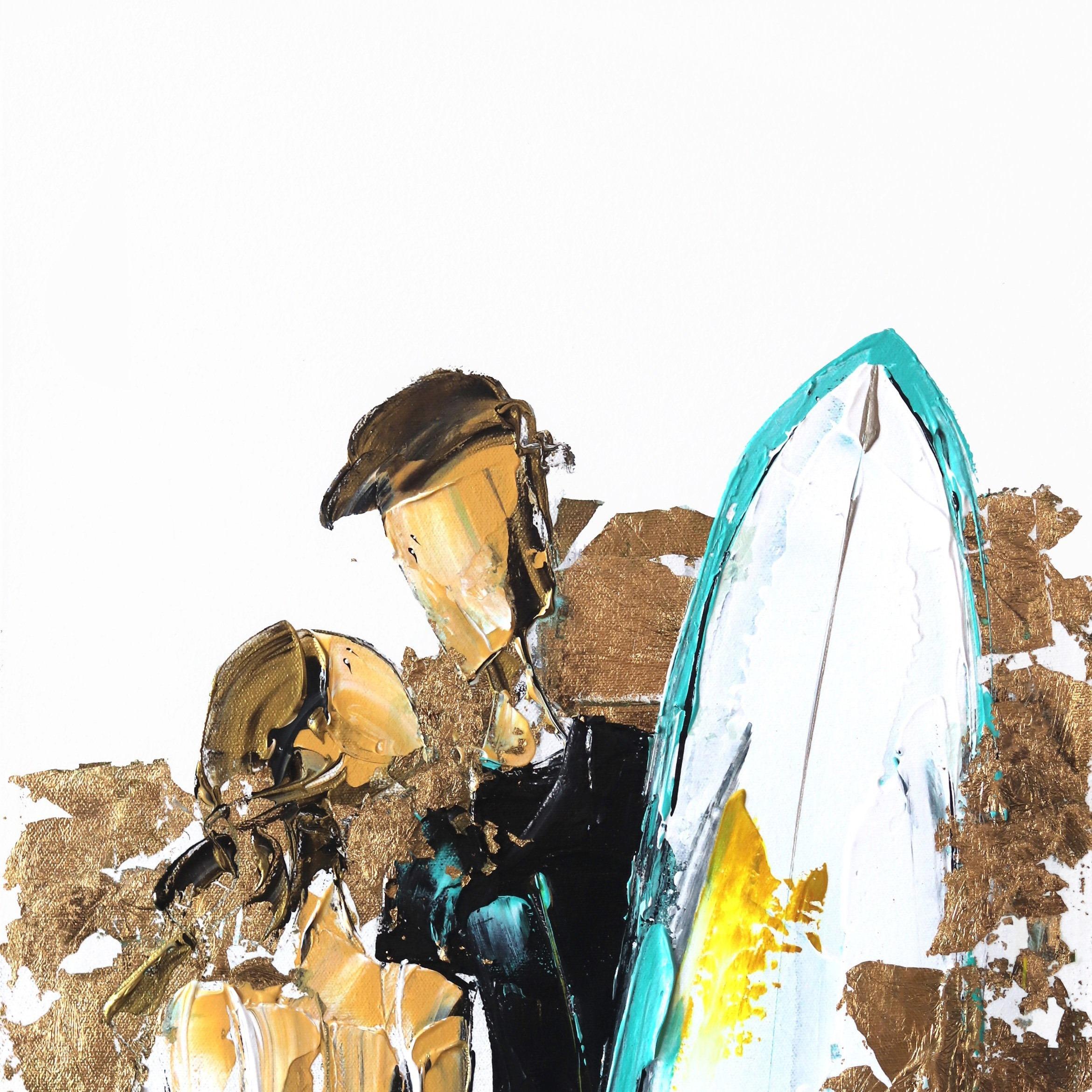 Surf & Chic  (Abstrakt), Painting, von Zabel
