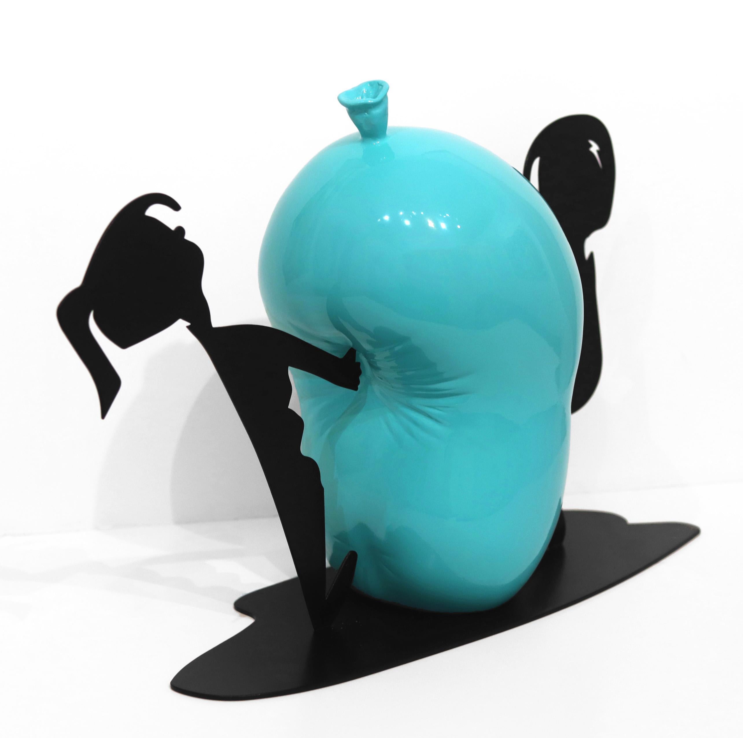 Crush On You (7/20) - Black Figurative Sculpture by Nayla Saroufim