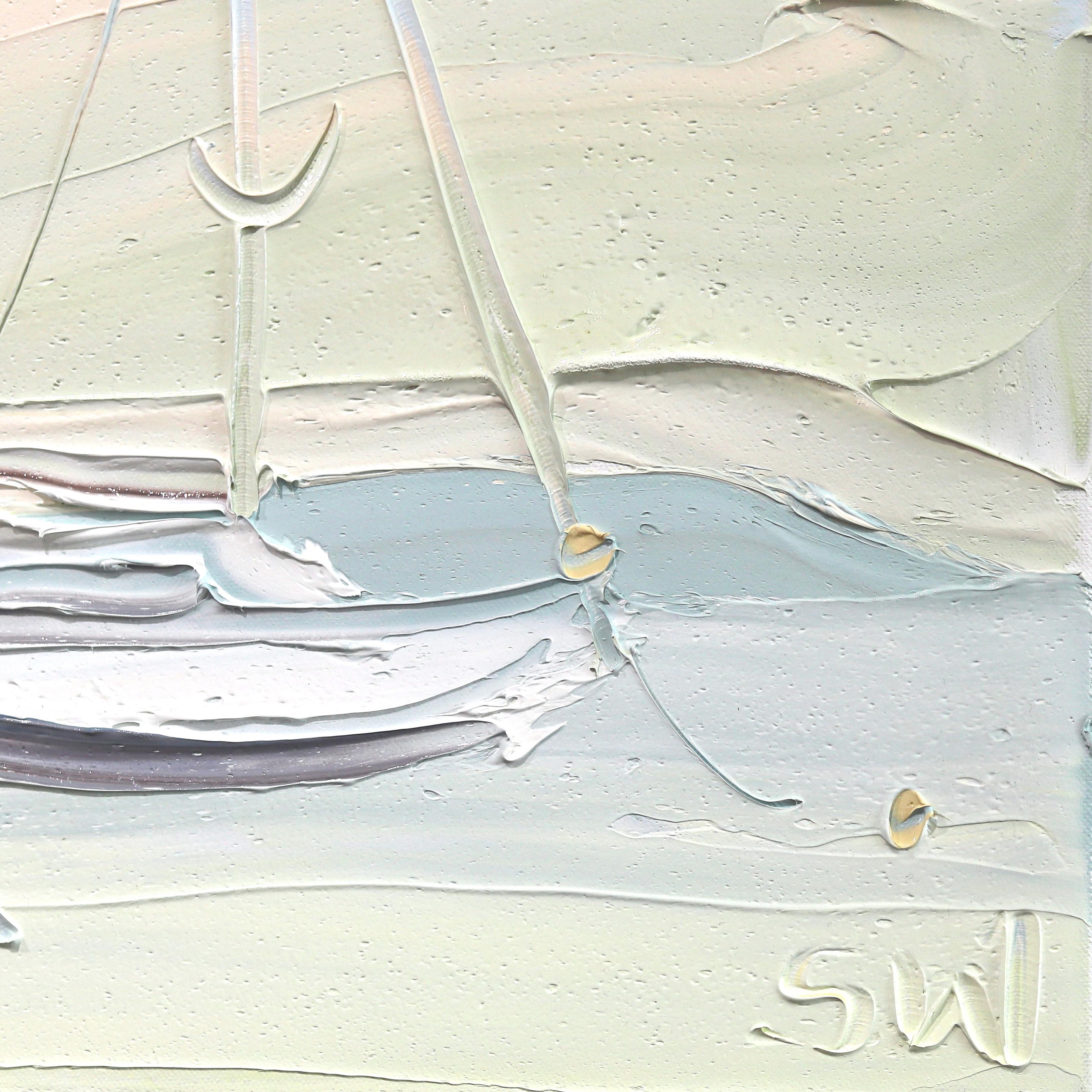 Pittwater Snappermans Study 1 (3.12.18) - Peinture à l'huile originale en vente 3