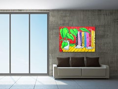 Rodeo - Large Original Painting on Canvas - Luxury Fashion and Fauna