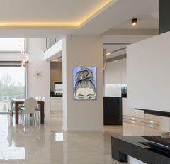 Butterfly Eyes - Original Figurative Painting