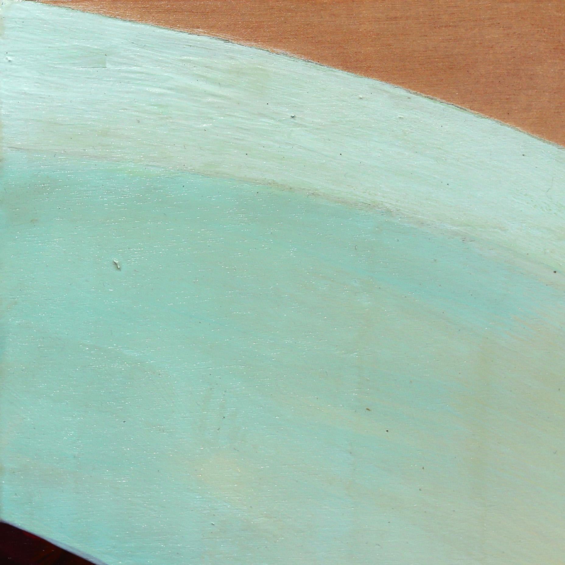 Zahra - Obra de Arte Figurativa Original sobre Panel de Madera Mujer Colorida - Painting Contemporáneo de Eddy Lee