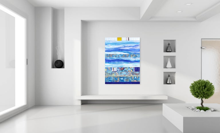 Lighthouse Ocean - Contemporary Mixed Media Art by Tommy Lennartsson