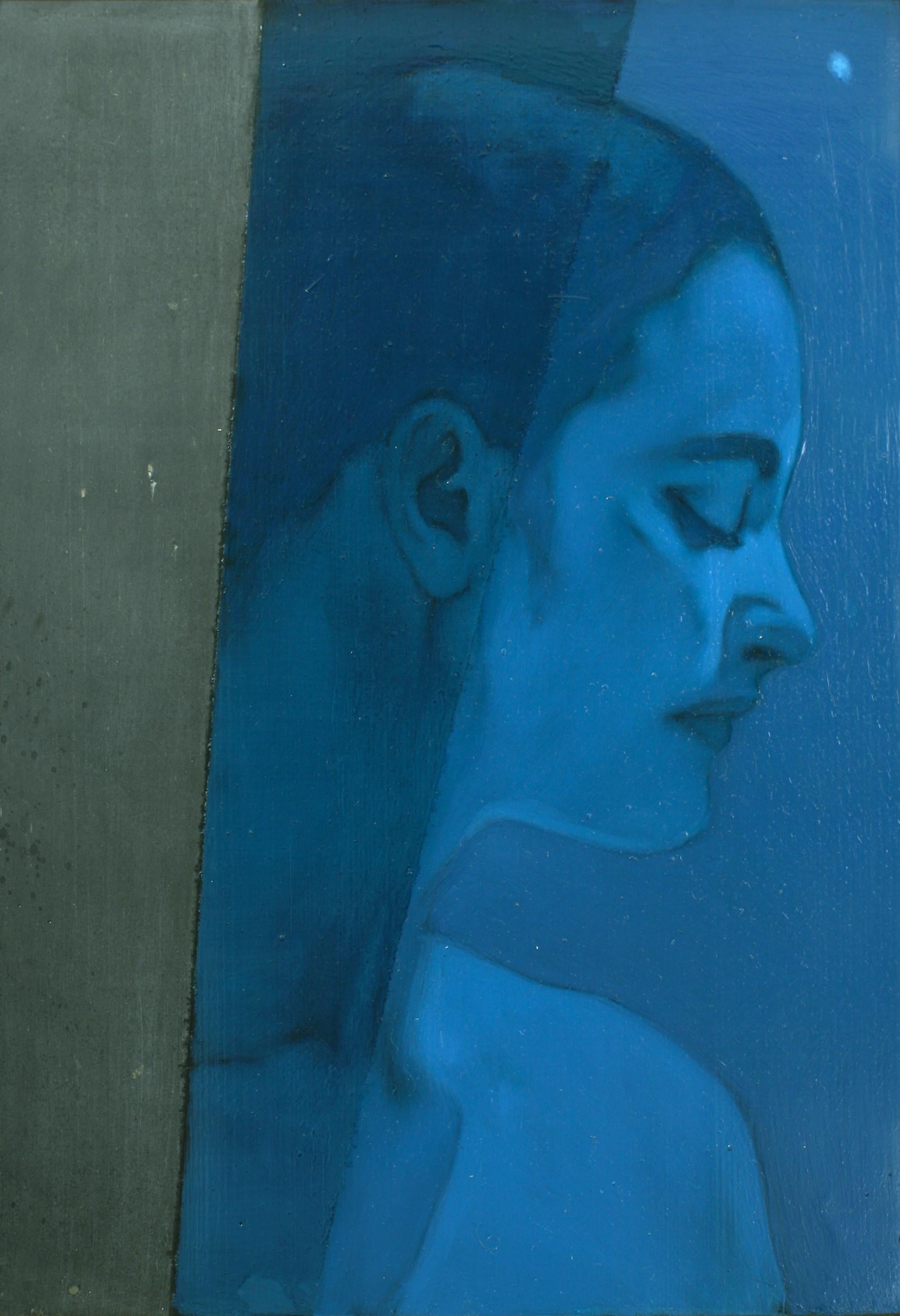Simone Geraci Portrait Painting - Die traumerin