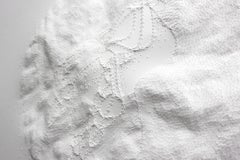 EC 15 - textural abstract circle shape nature inspired white sculpted paper