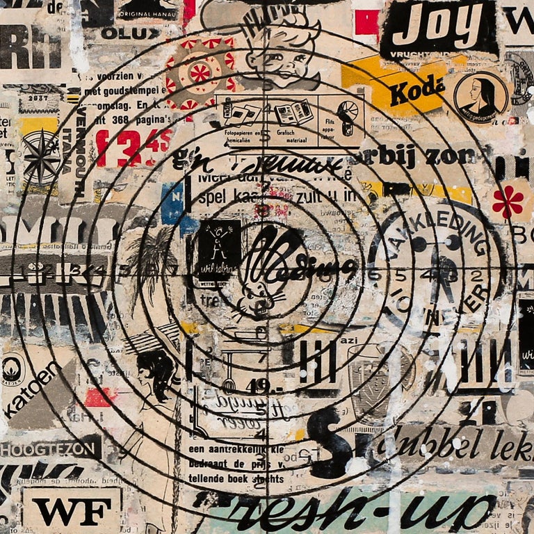 Deb Waterman Target street art urban landscape with boy and vintage